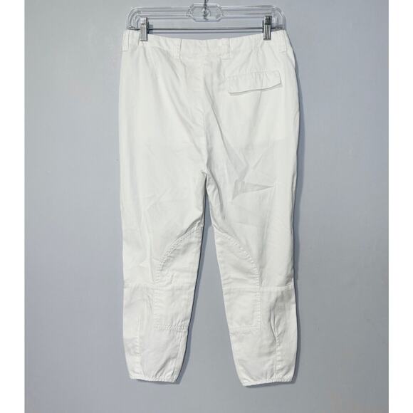 BALENCIAGA Women’s 6 US /36 EU Pants Crop White Y2K Leg Grommets Vintage Rare - Picture 7 of 16